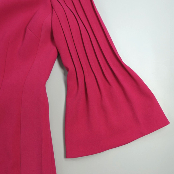 Rickie Freeman for Teri Jon Dress Womens 2 Fuchsia Crepe Evening Gown - Picture 12 of 14